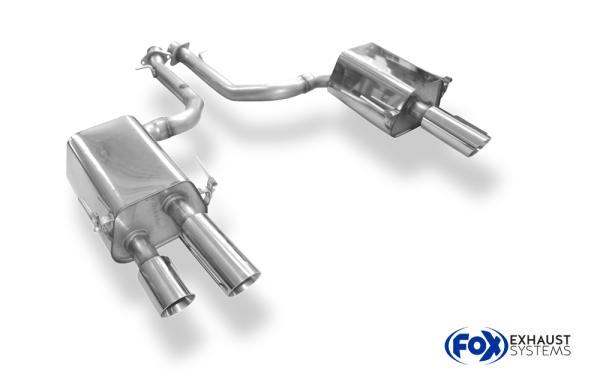 Endschalldämpfer rechts/links - 2x80 Typ 25 rechts/links passend für: Lexus RC RC F